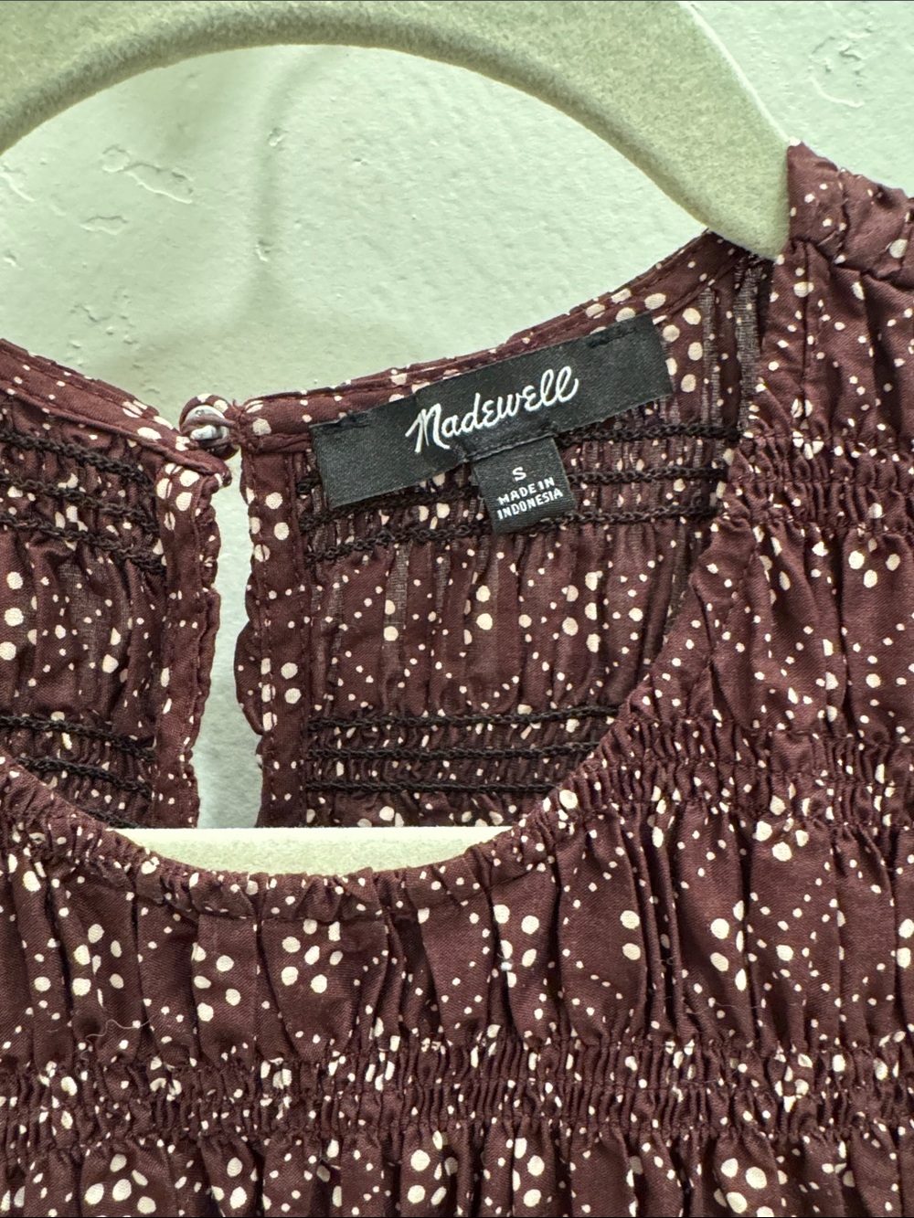 Madewell Smocked Melody Midi Dress - Picture 4 of 4